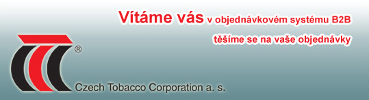 Objednvkov systm b2b - Czech Tobacco Corporation a.s.
